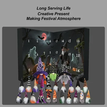 Halloween Advent Calendars 2025 Halloween Vacation Countdown Calendars Collectible Doll Pendant Holiday Decorations For Girls