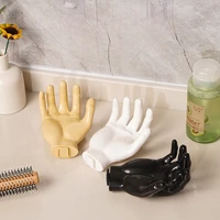 Multi-functional Hand Shape Hook Trace-less Hook Solid Color Key Holder Storage Hook Rack 1