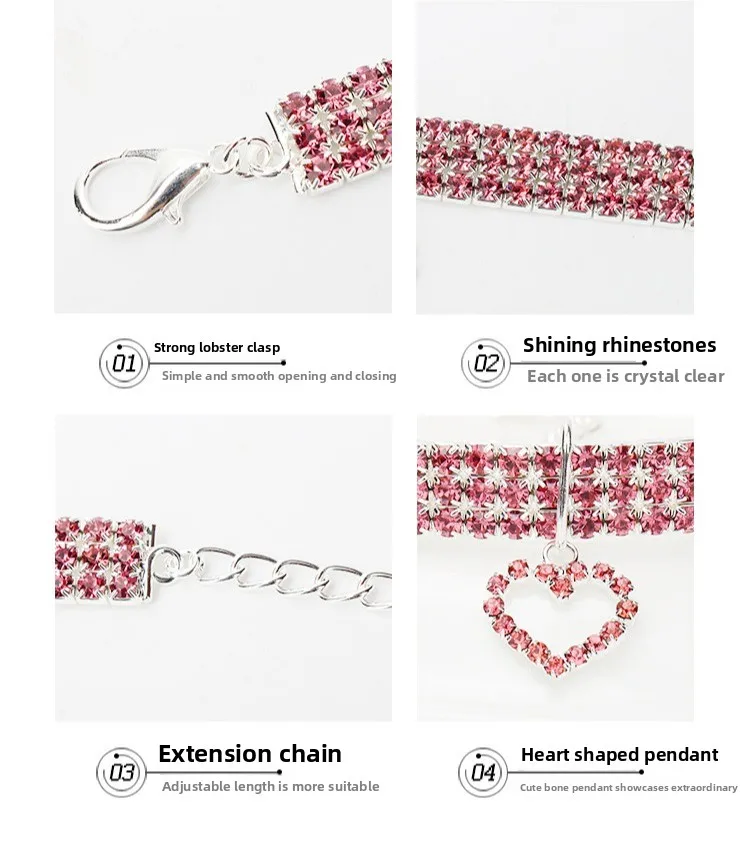 Glänzendes, elastisches Hundehalsband in verschiedenen Farben.