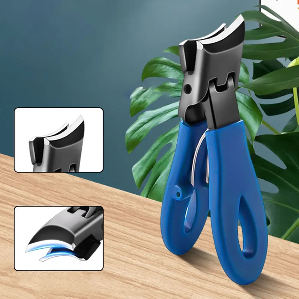 Wide Jaw Opening Anti-Splash Slanted Nail Clipper Acssart Curved Nail Clipper