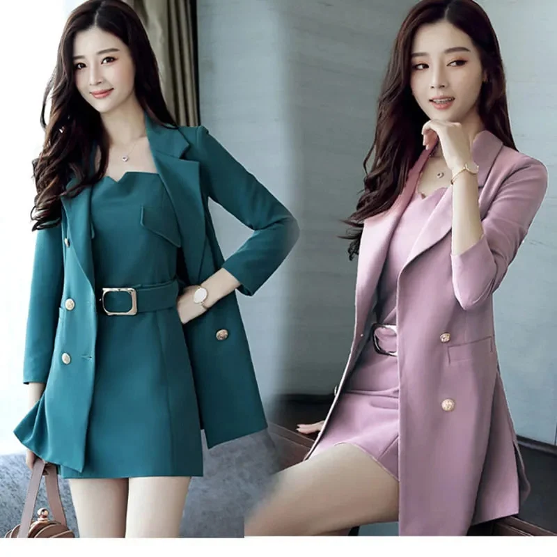 

Spring Autumn Set Women's Fashion Two Piece Set 2024 New Loose Korean Edition Celebrity Style Dress Fashionable Set Commuter Set