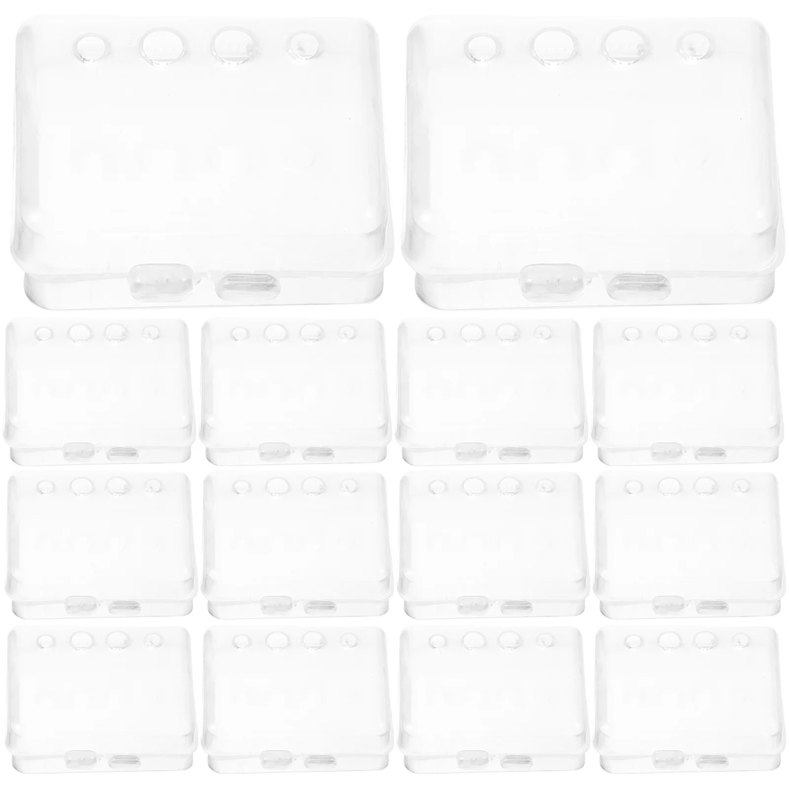 

20 Pcs Toothbrush Natural Straw-based Head Protector Cover Coverings for Portable Travel Caps Dust Cases Covers