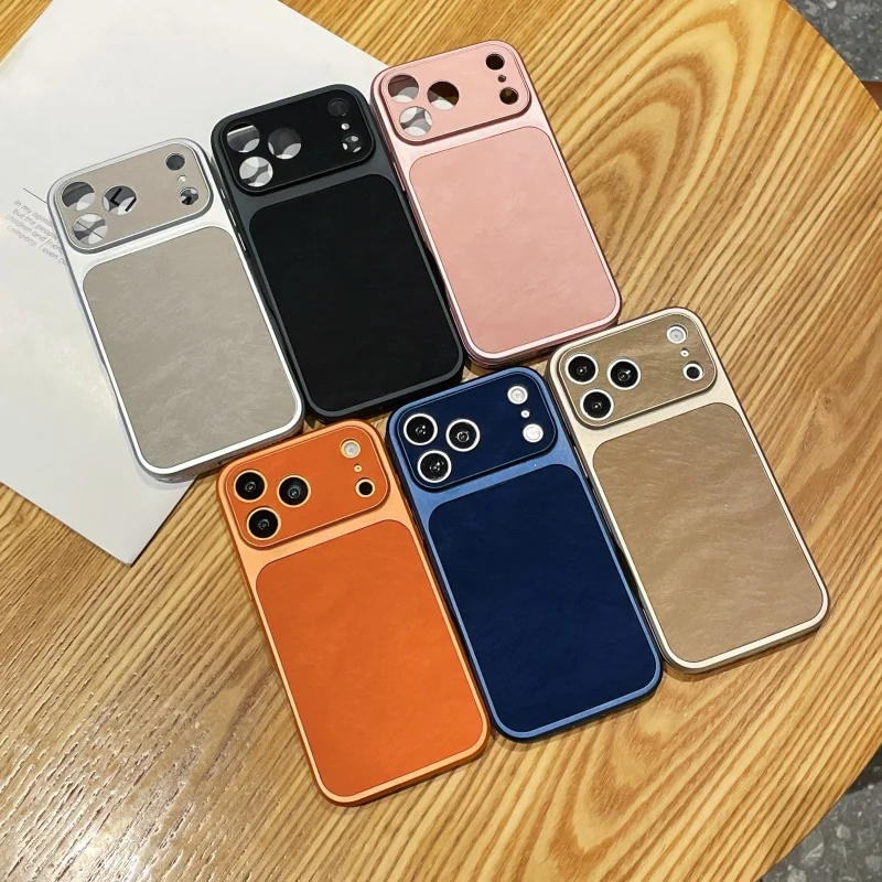 Elegant Frosted Velvet Texture Shockproof Phone Case with Full Bumper Protection
