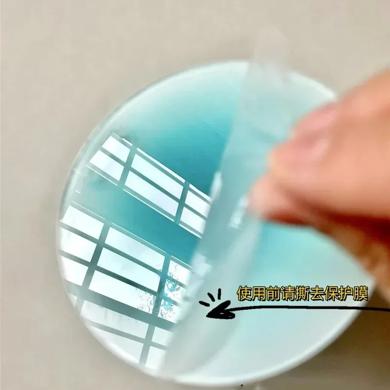 Acrylic coaster anti scald circular gradient candy color ins shooting props decoration ornaments insulation mat dining table mat