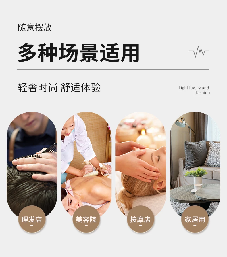 Description Picture 6 of itemBarbershop Salon Barber Chair Luxury Comfort Gold Swivel Design Barber Chair Beauty Hairdressing Cadeira De Barbeiro Furniture