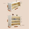 Multi-functional Storage Cabinets Kitchen island Sideboard Modern Kitchen Cabinets Household Microwave Cupboards oven Cabinets 6