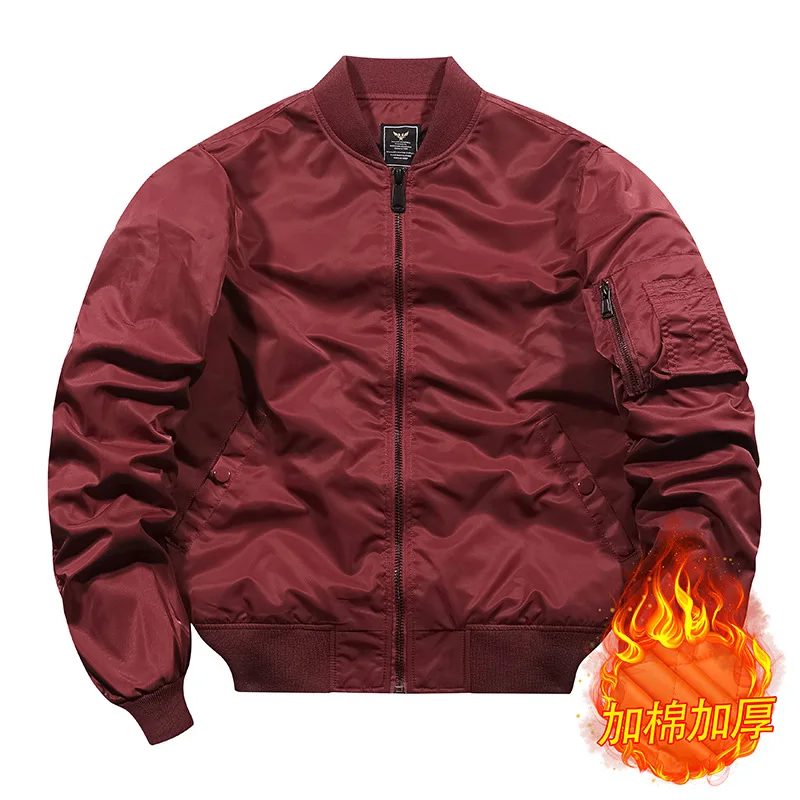 Men Bomber Jacket Military Tactical Jacket Winter Padded Cotton Coat Outdoor Zipper Outerwear Baseball Jerseys Motorcycle Jacket
