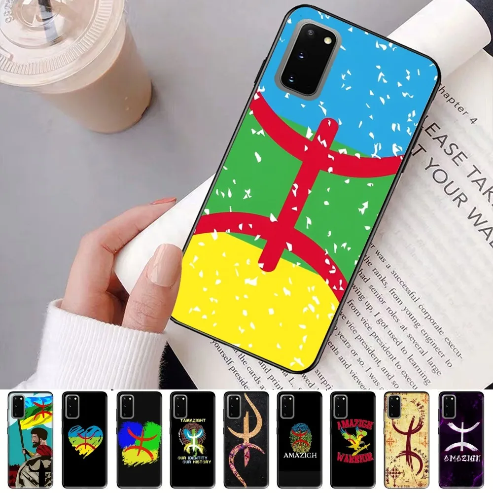 Amazigh Symbol Custodia Per Telefono Berber Per Samsung S 9 10 20 21 22 23 30 23Plus Lite Ultra Fe S10Lite Fundas