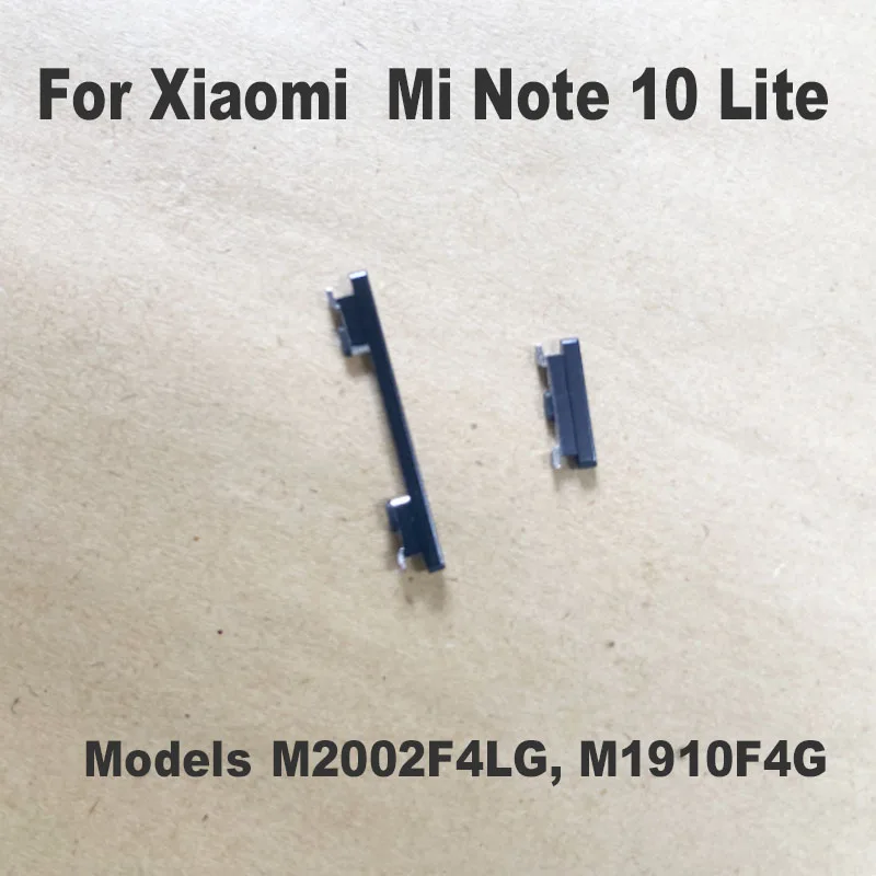 Xiaomi Mi Note 10 Lite Side Keys Power Volume Button Switch On Off Replacement Repair Parts,phone switch key,power volume control button