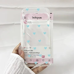 Chic Rose Pink Love Heart Polka Dot Clear Soft TPU Phone Case Cover - Google Pixel 7 Pro (-5)