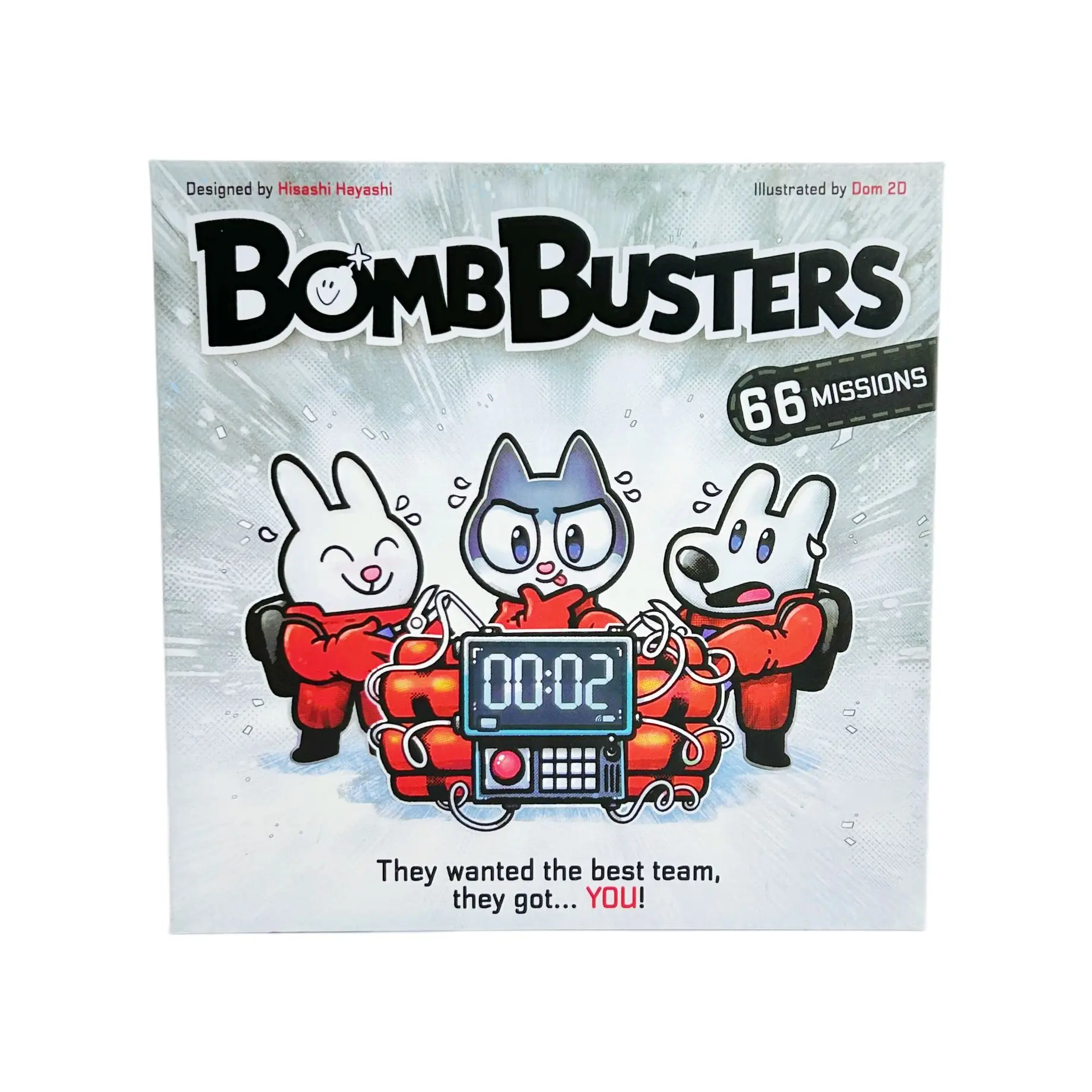 2025 Board Game Winner - Bomb Busters English Cooperative Board Games Simplified Collaborative Reasoning Party Fun Family Game