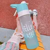 650ml  Spray Water Bottle Outdoor Sport Fitness Water Cup Large Capacity Spray Bottle BPA Free Drinkware Travel Bottles