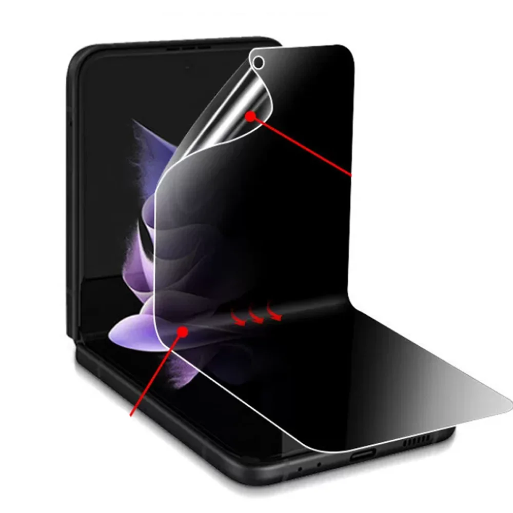 Triple Pack Anti-Spy Privacy Hydrogel Screen Protector with Invisible Shielding