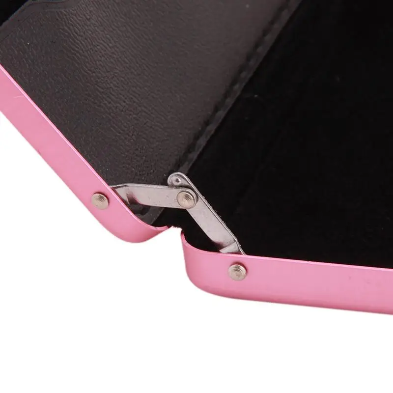 New Business ID Credit Card Holder Travel Suitcase Organizer Wallet Pocket Case Aluminum Metal Box