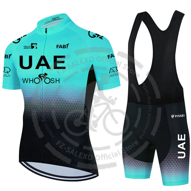 Uae Summer Cycling Jersey Set Men Short Sleeve Bike Uniform Sports Bicycle Clothing MTB Clothes Wear Maillot Ropa De Ciclismo 3