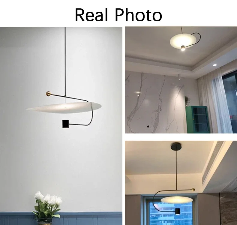 Pendant Light - Nordic U-Shaped Acrylic Bar Table Chandelier
