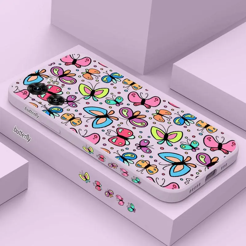 Charming Butterfly Silicone Phone Case - Stylish Protection