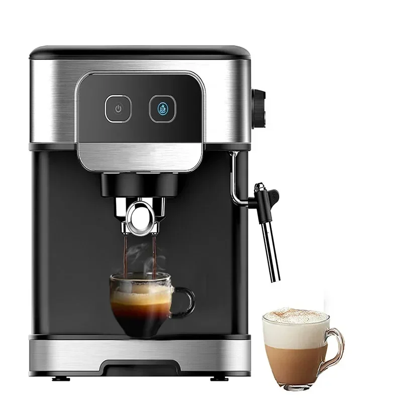 CM6868 Coffee Maker 20 Bar Italian Espresso Machine With Milk Frother Wand for Espresso, Cappuccino, Latte and Mocha 1450W 1.8L 2