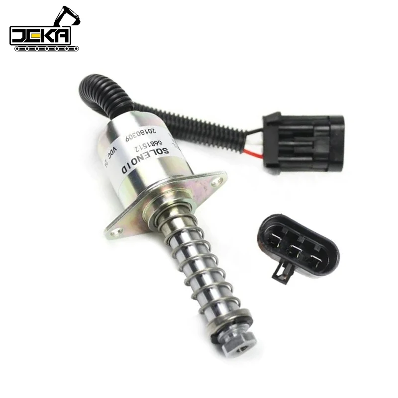 

Shut Off Solenoid 6681512 6681513 6690563 Fit for Bobcat A220 S70 S100 S130 S150 S160 S175 S185 S205 S220