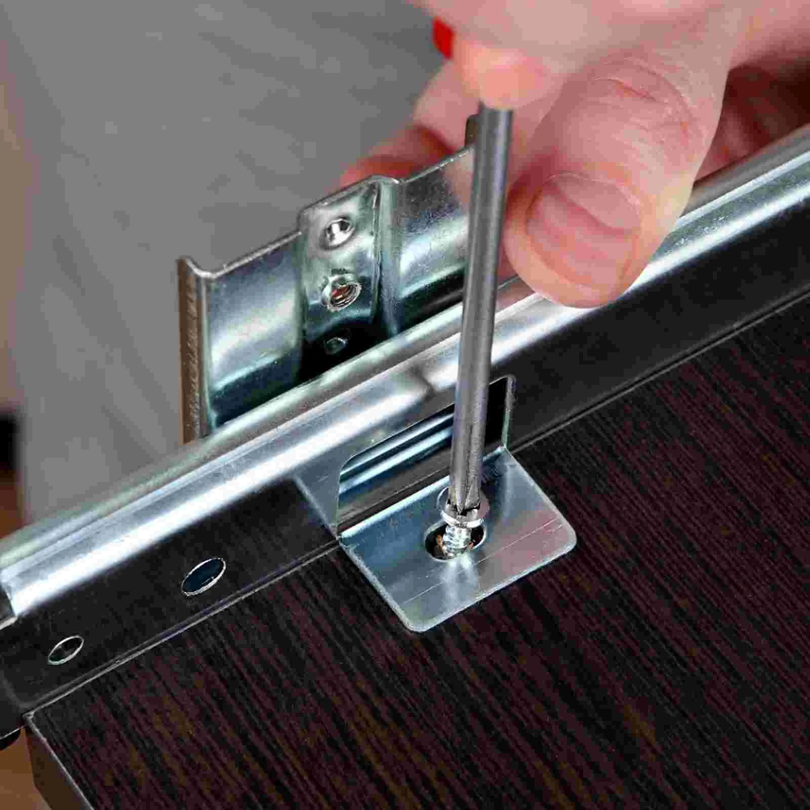 Keyboard under Desk Mount Trays Guide Drawer Slide Kit Cold Rolled Steel Drawer Track Slides home Office Furniture accessories drawer slides