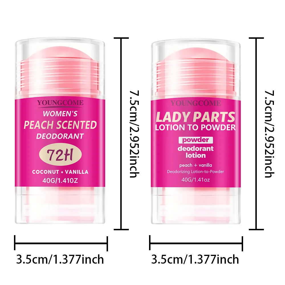 Peach Scent Antiperspirant Deodorant Stick Image 5
