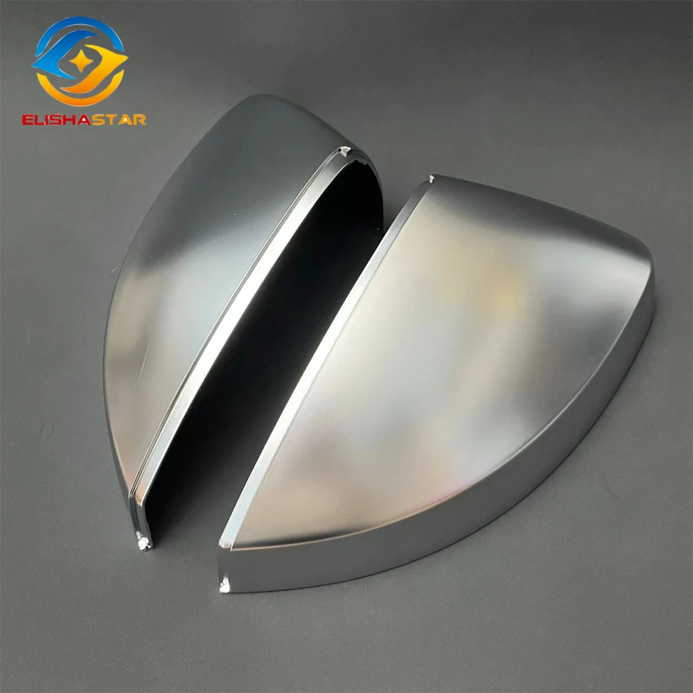 

For Audi A3 S3 2014-2017 Matt Chrome Sliver Matt Mirror Cover Rearview Side Mirror Cap Car Accessories
