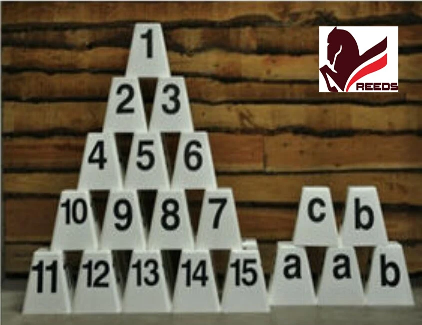 Horse Jump Letter and Number Cone Horse Equestrian Products