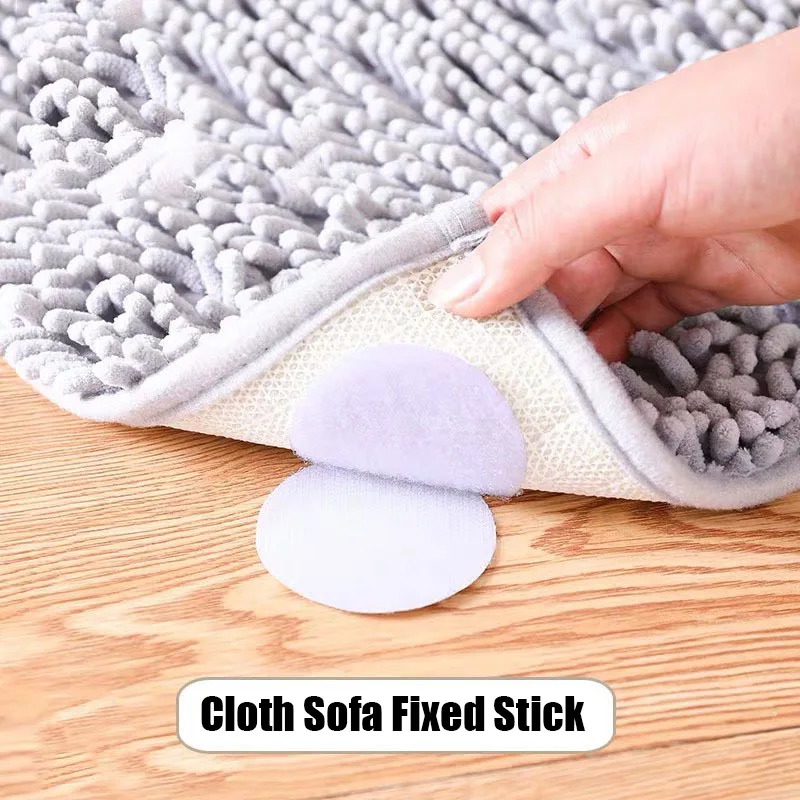 Strong Self Adhesive Fastener Dots Stickers Hook Loop Tape for Bed Sheet Sofa Mat Carpet Anti Slip Pads FU |