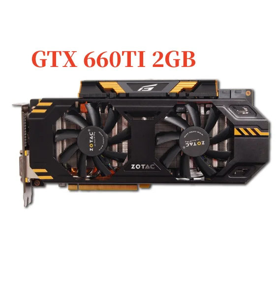 

ZOTAC GTX 660 Ti 2GB Graphics Cards GeForce GPU 192Bit GDDR5 Video Card for NVIDIA Map Hdmi Dvi DP Used