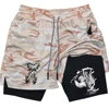 Men Performance Shorts Anime Demon Slayer Gym Shorts Summer Sports Fitness Workout Jogging Running  Print Short Pants RL00188 5