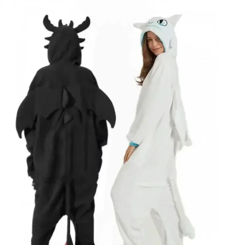 Zwart Dier Kigurumi Volwassenen Onesies Vrouwen Mannen Pyjama Halloween Kostuums Cosplay Jumpsuit Verjaardag Kerstcadeau Speelgoed