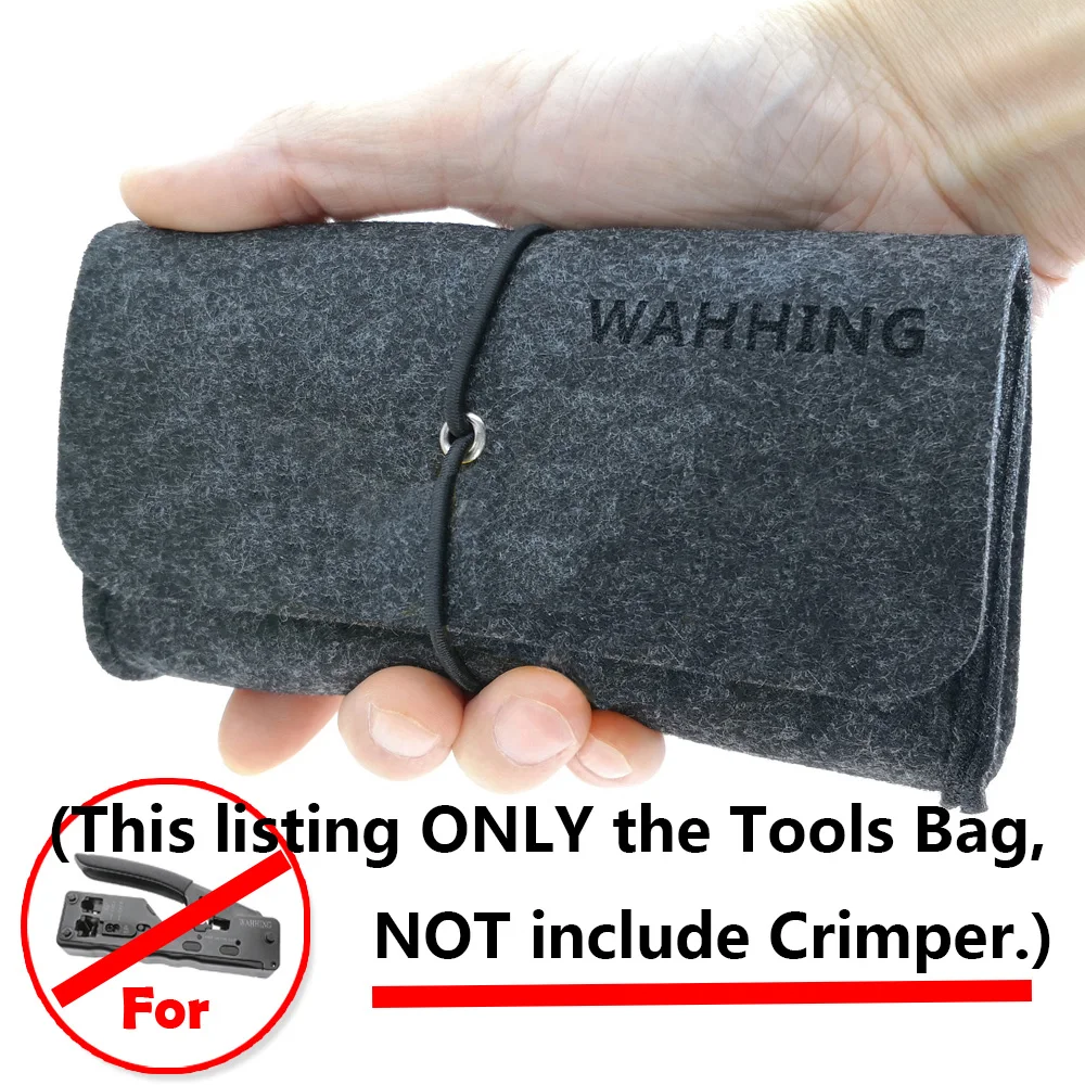 networking tools WAHHING 1pcs Cat7 Cat6 Cat5 Network Tools Storage Bag For crimper Tools Storage Bag buggy bag Pouch line toner tracer Networking Tools