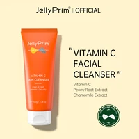 Jellyprim Vitamin C Cleanser Face Wash Foam Facial Cleansing Moisturizer Skin Care Anti Acne Blackhead Remove Whitening Lotion 1