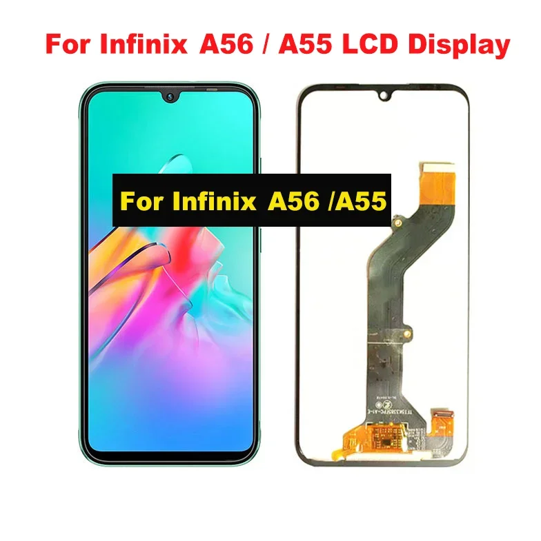 

Mobile Phone LCD Screens For Infinix A56 / A55 LCD Display Touch Screen Digitizer Panel Assembly For Infinix A56 / A55 LCD