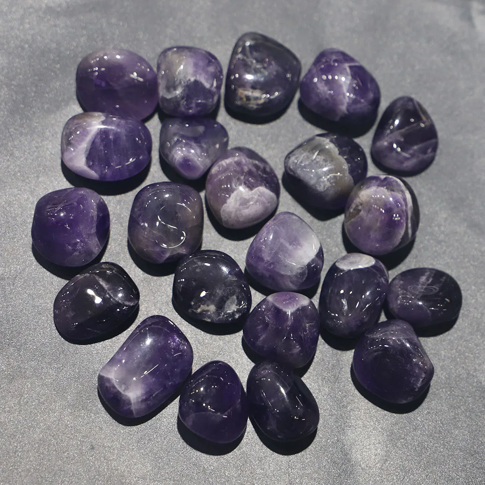 Natural Rough Rock Amethyst Stone Specimen Healing Irregular Polish Crystal Minerals Jades Ornament Reiki Home Decoration 12Pcs