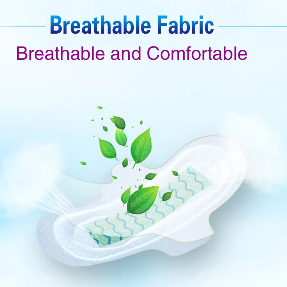 90Pcs/3Pack Anion Sanitary Pads Kill Bacteria Panty Liner Anti Inflammation Remove Yeast Infection Menstrual Pad Anion Sanitary 5