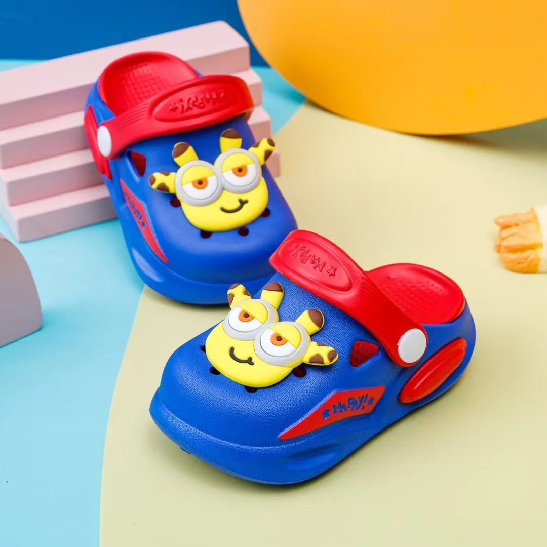 Children's Sandals and Slippers Cartoon Soft Sole Anti Slip Children's Shoes Girls' Indoor Home Shoes Boys' Sandals Kids