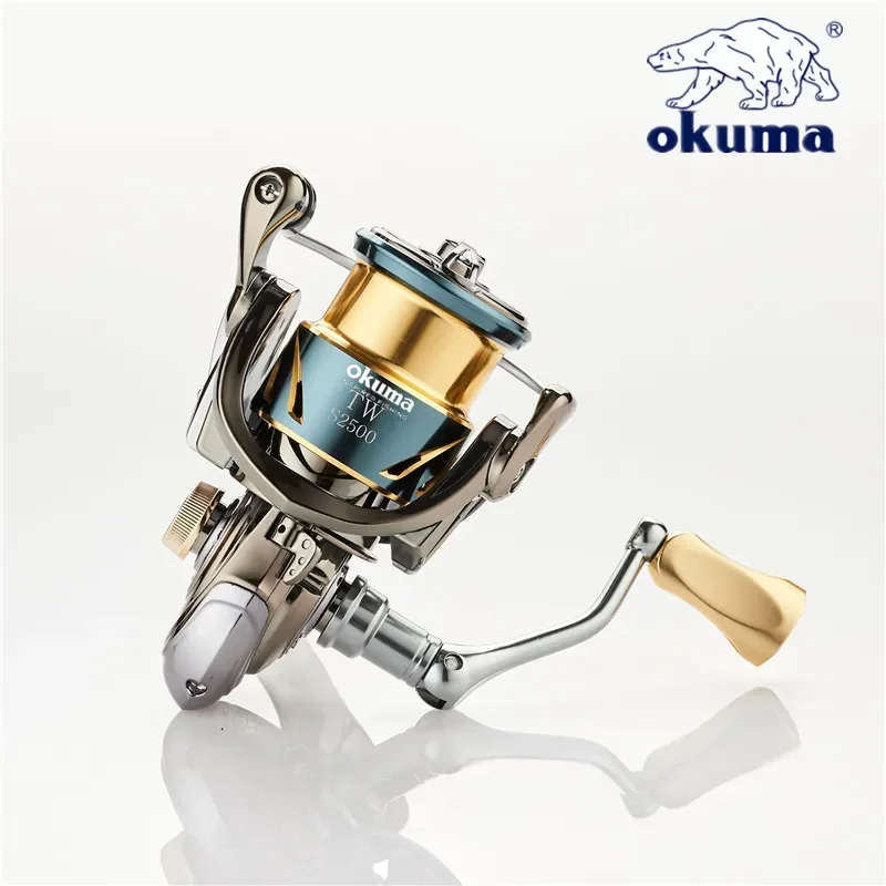 OKUMA all metal fishing reel shallow line cup rotating wheel 15KG