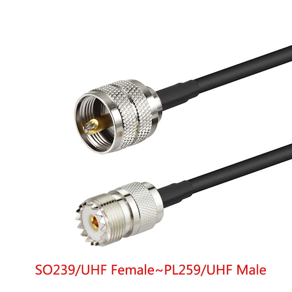 PL259 Conector Friso para RG58 Coaxial Extensão