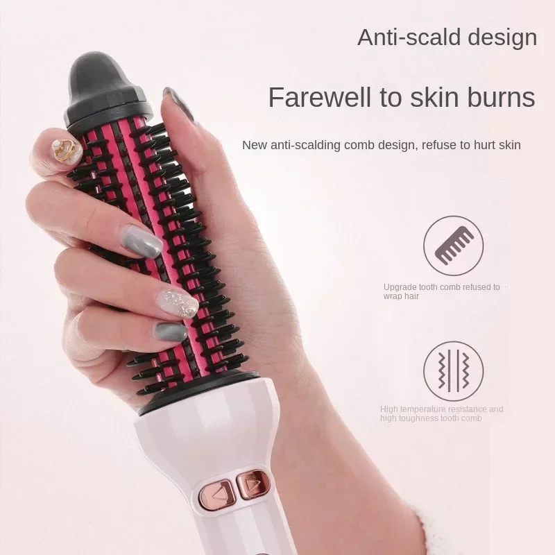 New Automatic Hair Curling Iron Rotating Roller Auto Rotary Fast Heating Styling Hair Dryer Hot Comb Curler