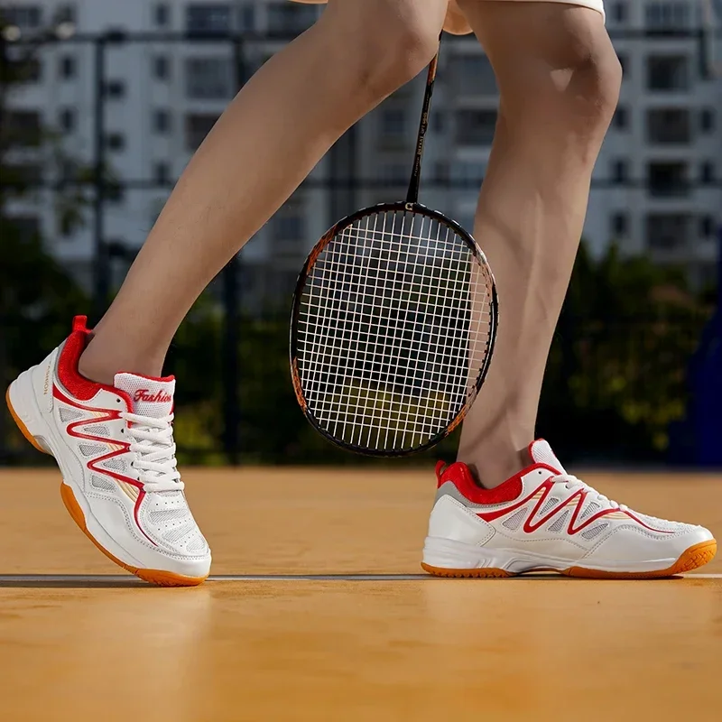 Professionelle Tennisschuhe für Männer und Frauen, atmungsaktiv, für Badminton, Volleyball, Tischtennis, Indoor-Sport, Training, Turnschuhe, Größe 48 – Detail 25
