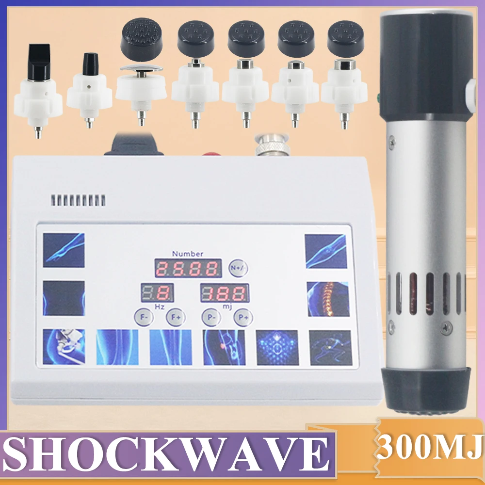 

Аппарат для ударно-волновой терапии 300MJ для лечения Эд, массажа талии, спины, облегчения боли, физиотерапии, фотошок, новая ручка