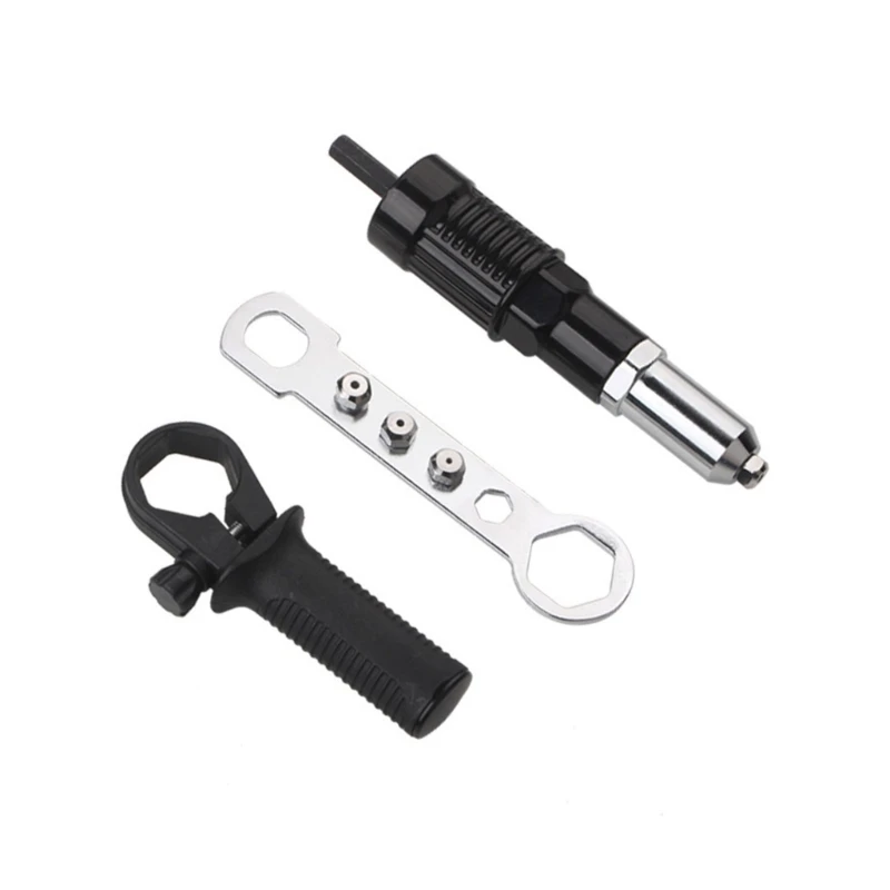 

Electric Rivet Guns Adapter Rivet Nut Guns Drill Connector for Rivet Tool Dropship