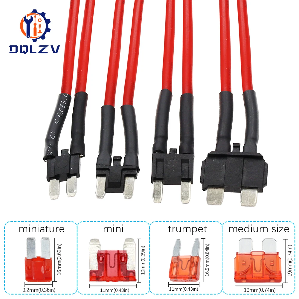 Auto Einfacher Sicherungsstecker 12 V 24 V Standard Mini Micro 2 Sicherungskasten Steckdose Verlustfreie Modifikationslinie – Detail 3