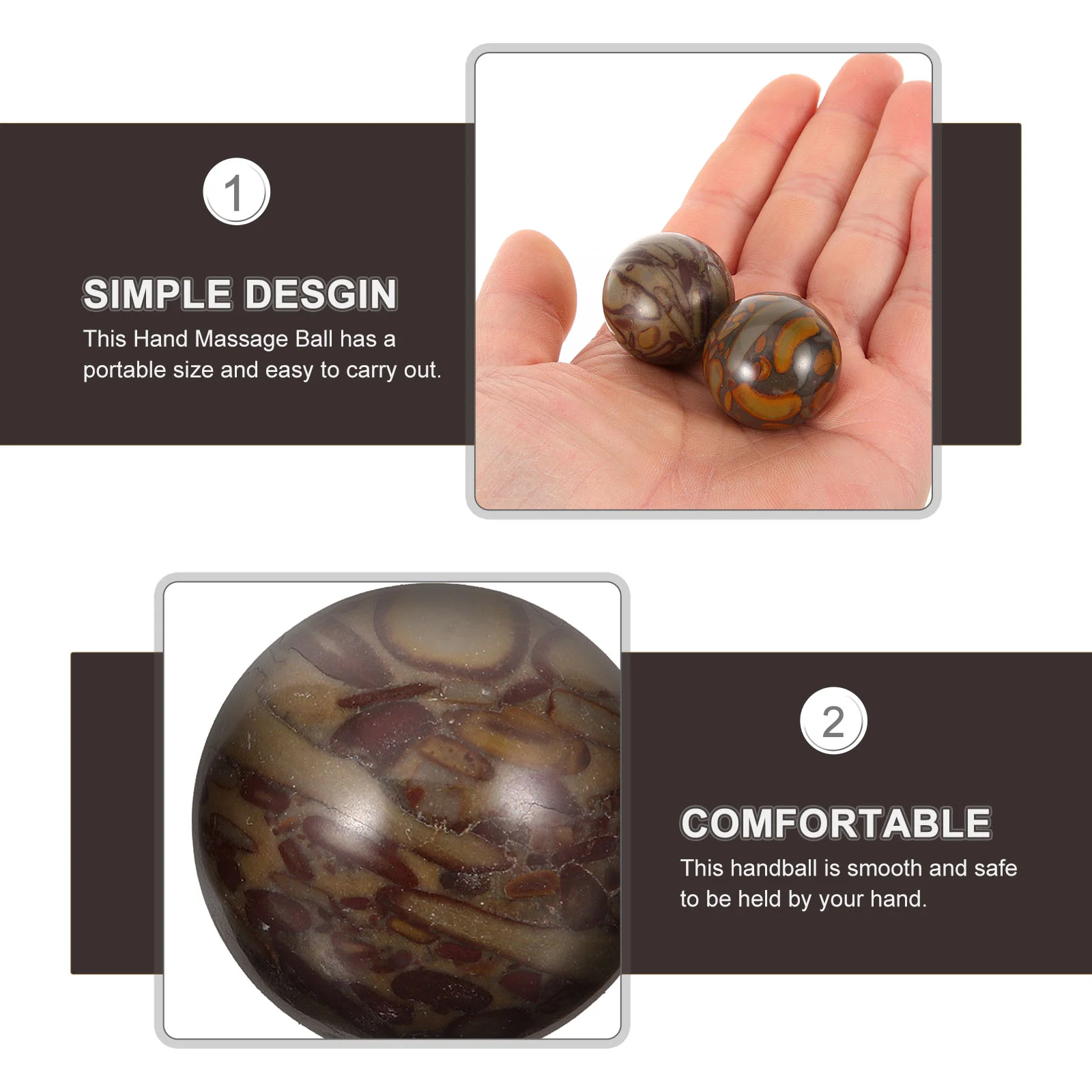 Рисунок 4 - ручные массажные шарики с камн