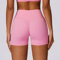 Sports Short Women Yoga Legging Shorts Squat Proof High Waist Running Fitness Shorts Quick Drying Cycling Workout Gym Shorts