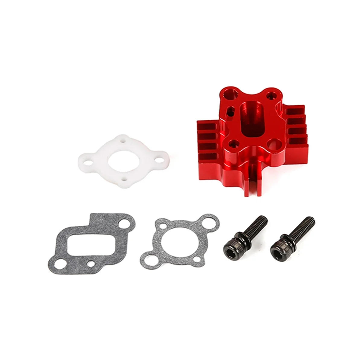 

Впускная труба для 23Cc 26Cc 29Cc 30.5Cc для 1/5 HPI ROVAN KM Baja Losi 5T FG GoPed RedCat Запчасти для радиоуправляемых автомобилей, красный