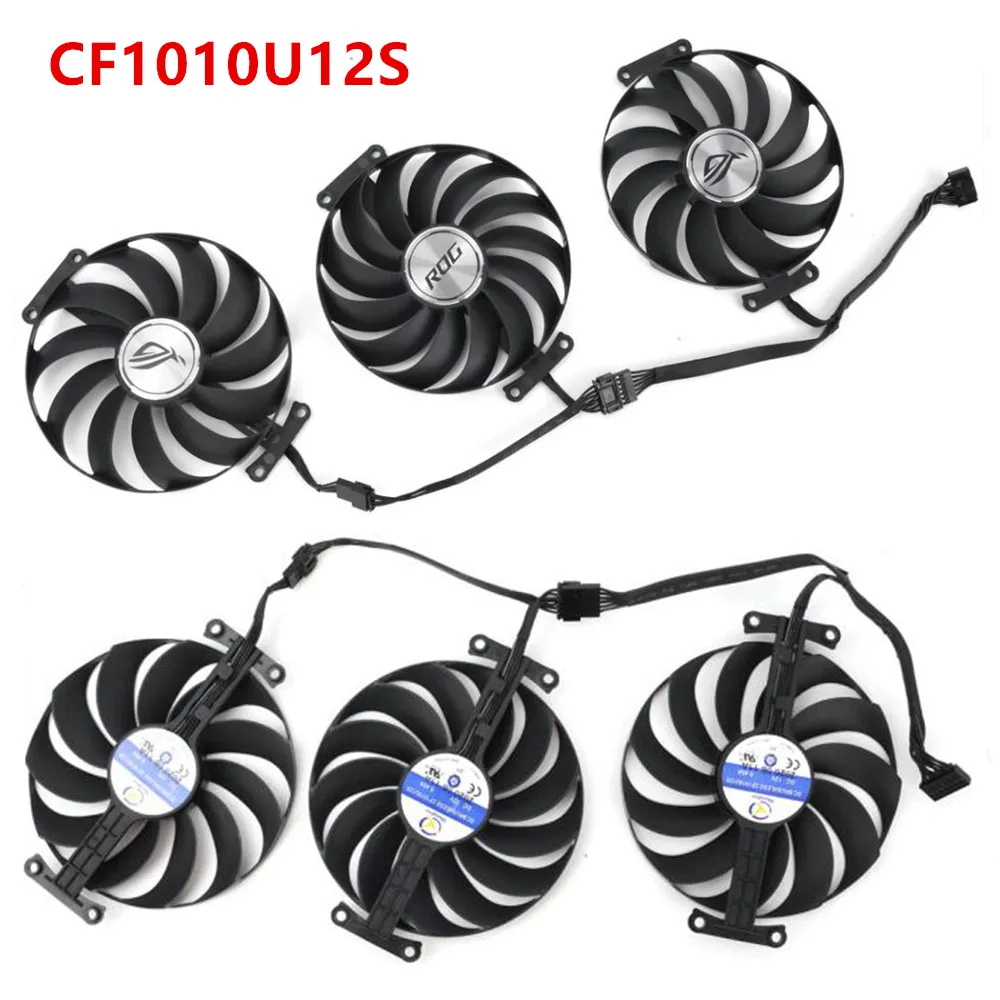 Substituição do Ventilador Mais Frio para Asus Rog Strix Geforce Rtx 3060 ti 3070 3080 3090 3070ti 3080ti Placa de Vídeo Gráfica 95 mm Cf1010u12s - Imagem 6