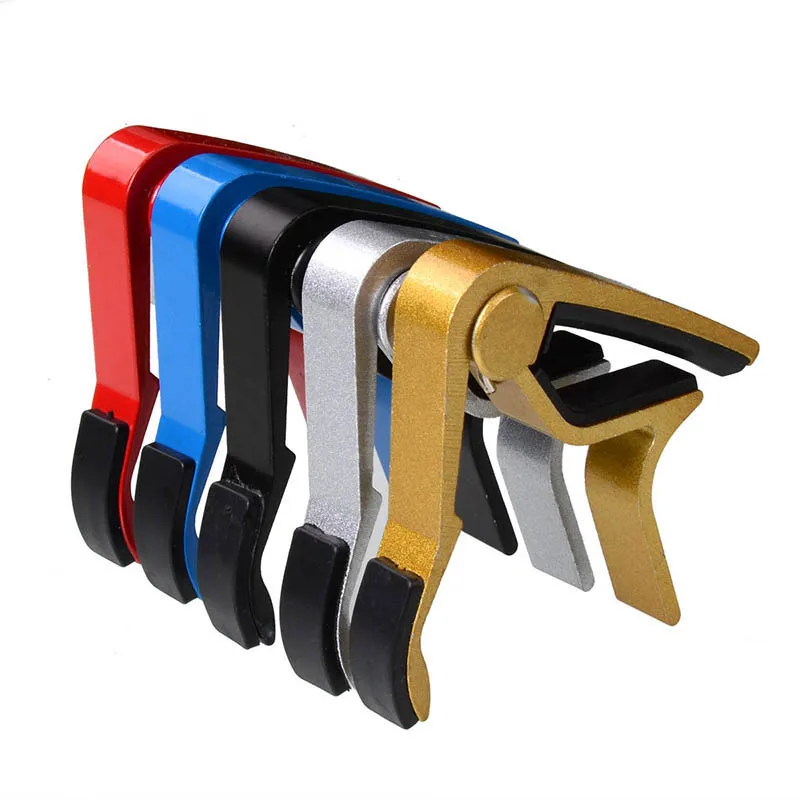 Universal Capo Guitar Accessories Quick Change Clamp Key Aluminium Alloy Metal Acoustic Classic Guitar Capo for Parts guitar capo