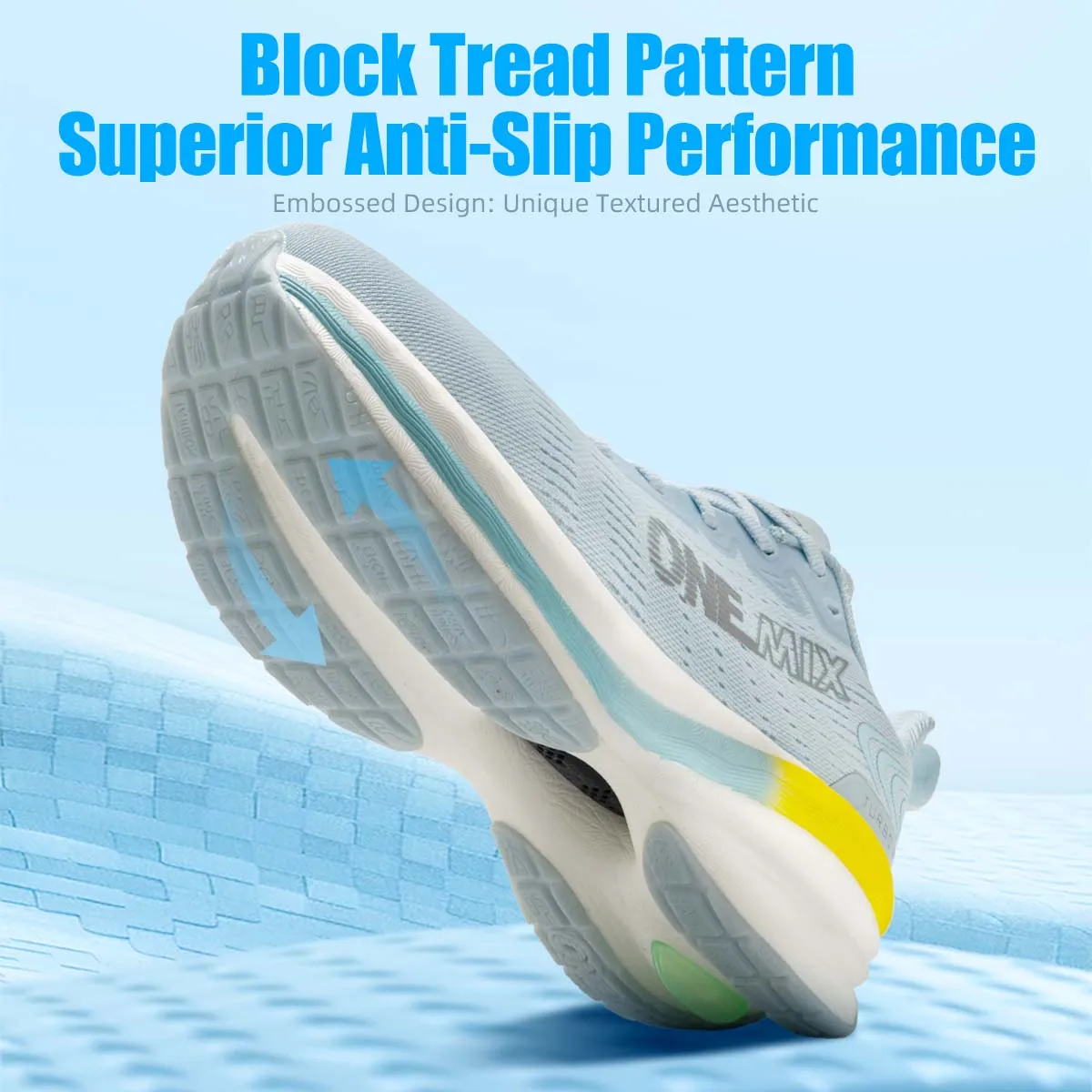 ONEMIX 통기성 조깅화 러닝화 에어 쿠션 운동화 커플 트레이너 스포츠 아웃도어 여성 워킹 스니커즈